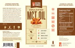 Label for Emulsified MCT Oil Caramel