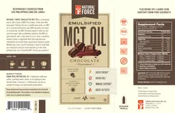 Label for Emulsified MCT Oil Chocolate