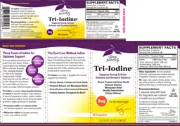 Label for Tri-Iodine 3 mg