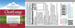 Label for ClearLungs