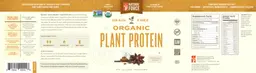 Label for Organic Plant Protein Vanilla Chai