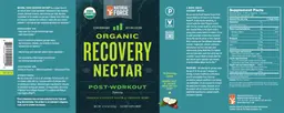 Label for Organic Recovery Nectar