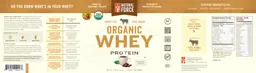 Label for Organic Whey Protein Coffee Bean