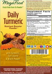 Label for Daily Turmeric