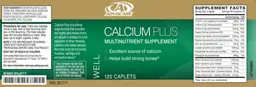 Label for Calcium Plus