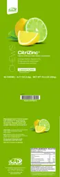 Label for CitriZinc Lemon-Lime