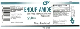 Label for Endur-Amide Sustained Release Niacinamide 250 mg
