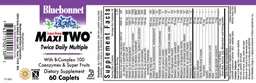 Label for Maxi Two Iron-Free