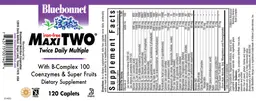 Label for Maxi Two Iron-Free
