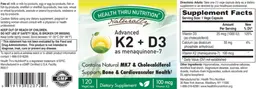 Label for Advanced K2 + D3