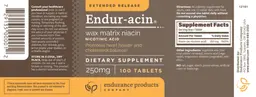 Label for Endur-acin 250 mg