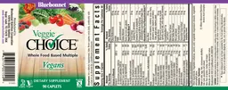 Label for Veggie Choice
