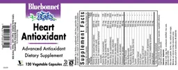 Label for Heart Antioxidant
