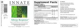 Label for Allergy Response