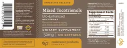 Label for Mixed Tocotrienols 50 mg