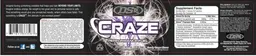 Label for Craze Candy Grape Flavor