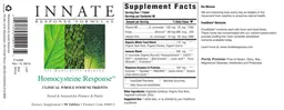 Label for Homocysteine Response