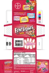 Label for Flintstones with Iron