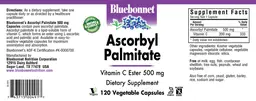 Label for Ascorbyl Palmitate 500 mg