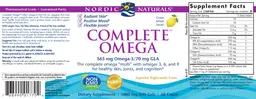 Label for Complete Omega Lemon