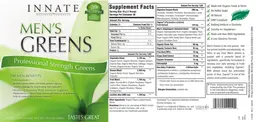 Label for Men's Greens