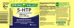 Label for 5-HTP 100 mg