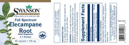Label for Full Spectrum Elecampane Root 100 mg