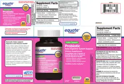 Label for Colon Support Probiotic