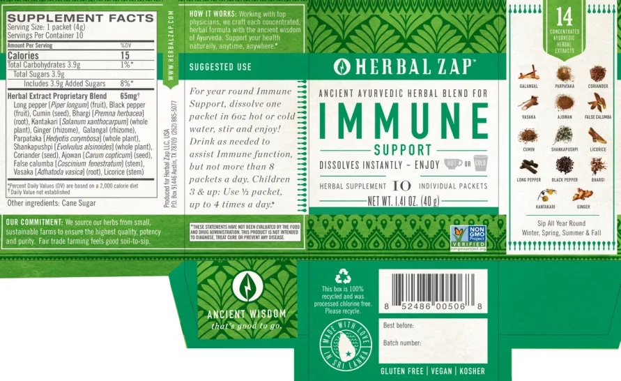 Label for Immune Support
