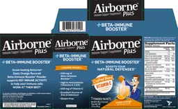 Label for Beta-Immune Booster Zesty Orange