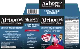 Label for Beta-Immune Booster Very Berry