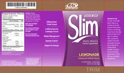 Label for Slim Lemonade