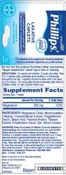 Label for Genuine Phillips' Laxative Caplets