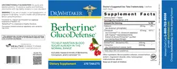 Label for Berberine+ GlucoDefense