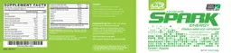 Label for Spark Energy Green Apple