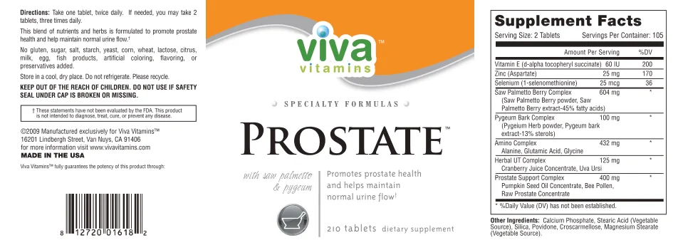Label for Prostate