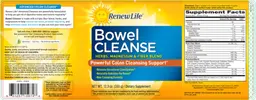 Label for Bowel Cleanse