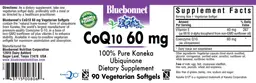 Label for CoQ10 60 mg