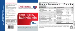 Label for Heart Healthy Multivitamin Men