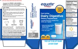 Label for Fast Acting Dairy Digestive
