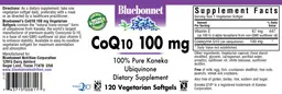 Label for CoQ10 100 mg