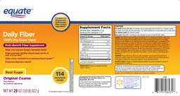 Label for Daily Fiber