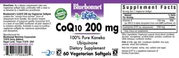 Label for CoQ10 200 mg