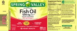 Label for Enteric-Coated Fish Oil 1200 mg