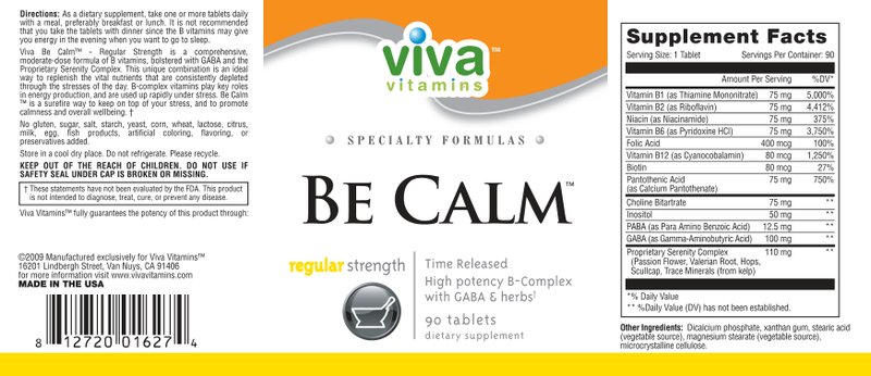Be Calm Regular Strength