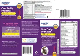 Label for One Daily Prenatal