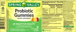 Label for Probiotic Gummies