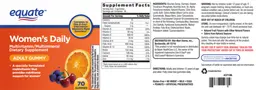 Label for Women's Daily Adult Gummy