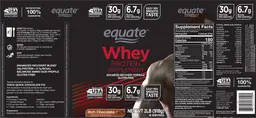 Label for Whey Rich Chocolate
