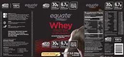 Label for Whey Smooth Vanilla